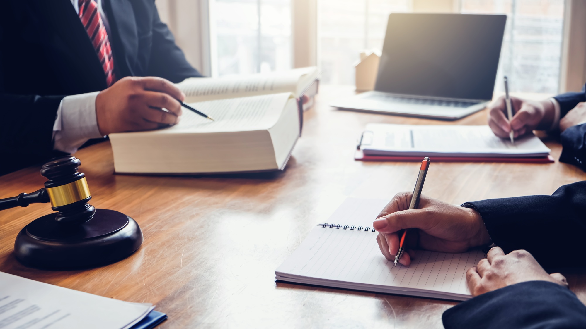 Group business people and lawyers. Legal contract signing. Justice and law concept.